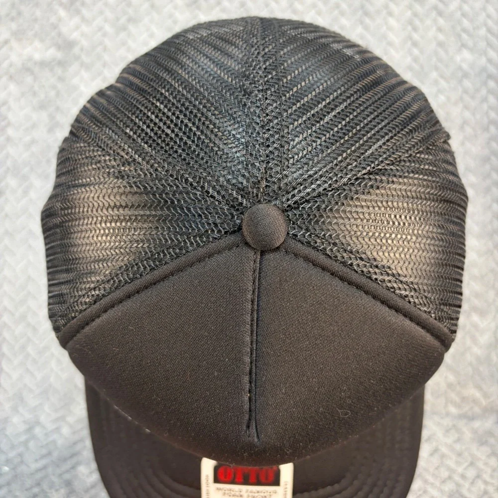 Otto Blackpoint Incident Response Hat Black Foam Trucker Snapback Cap 3932-1
